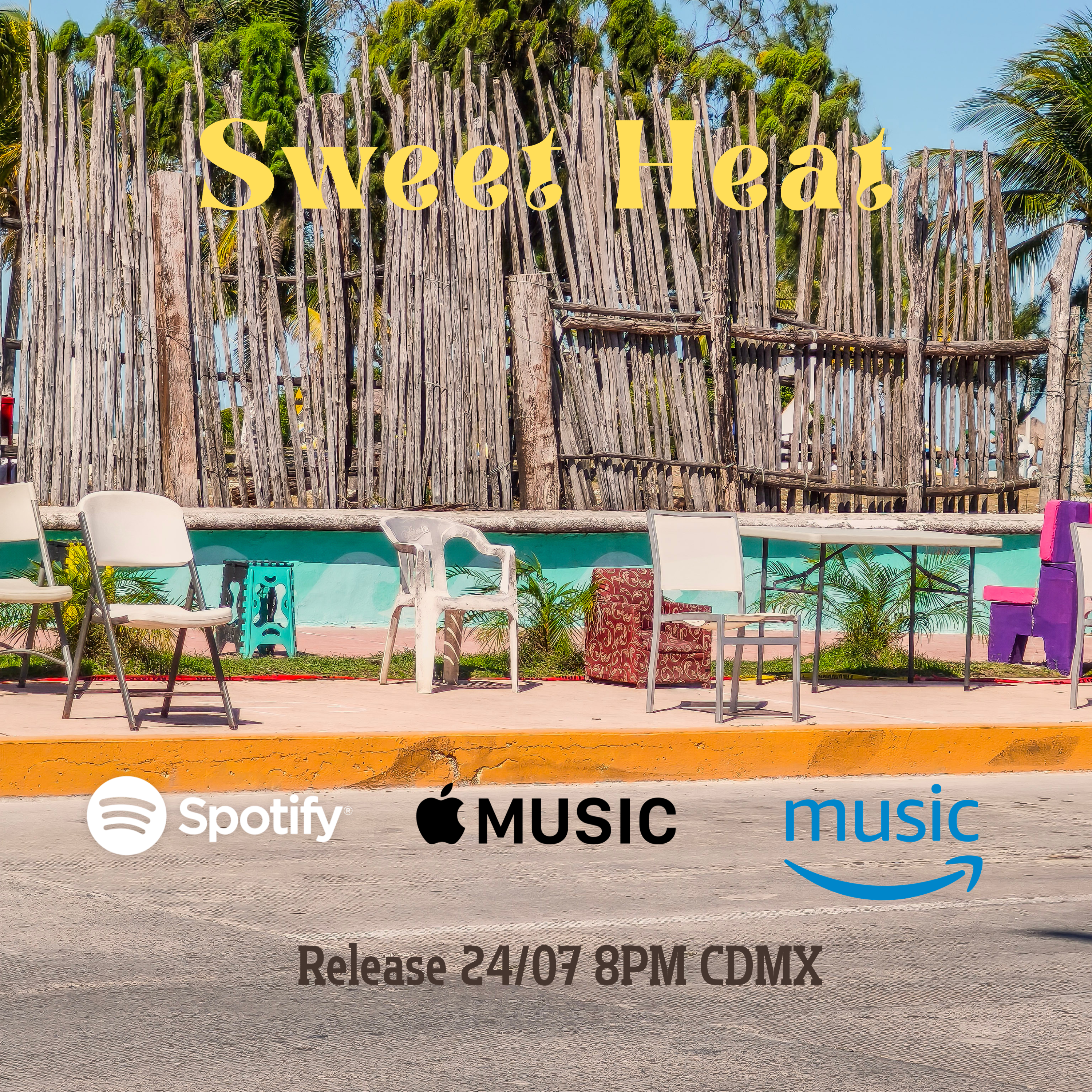 Portada oficial del lanzamiento Sweet Heat // Gaang